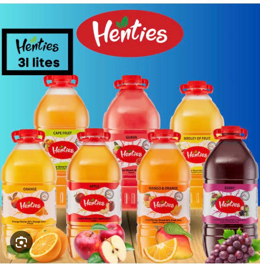Henties 3L Juice